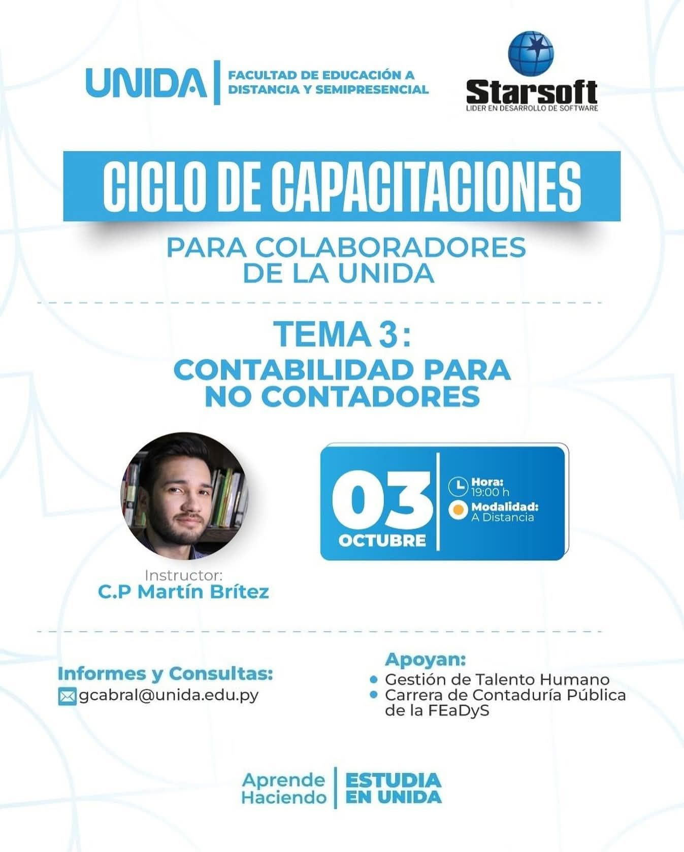 Universidad - Ciclo de Capacitaciones para Colaboradores UNIDA Tema 3 ...