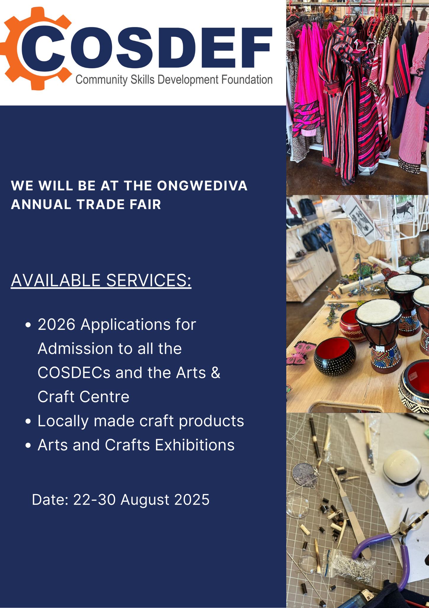 🎉 We’re represented by our Support... - Cosdec Swakopmund | Facebook