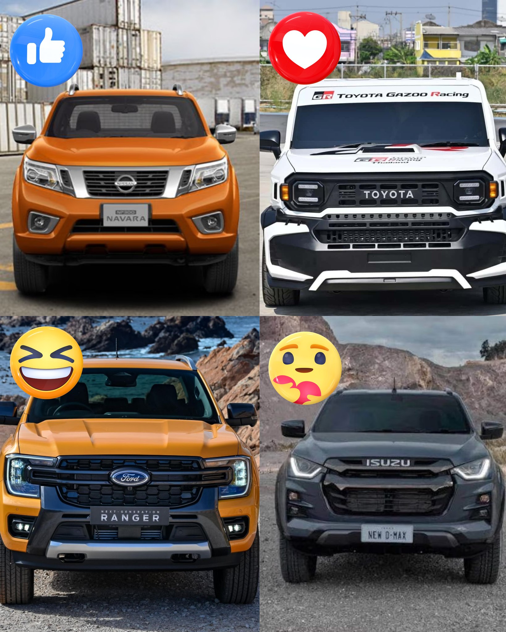 Auto Freak - Toyota Hilux Champ vs Ford Ranger Wildtrak vs... | Facebook