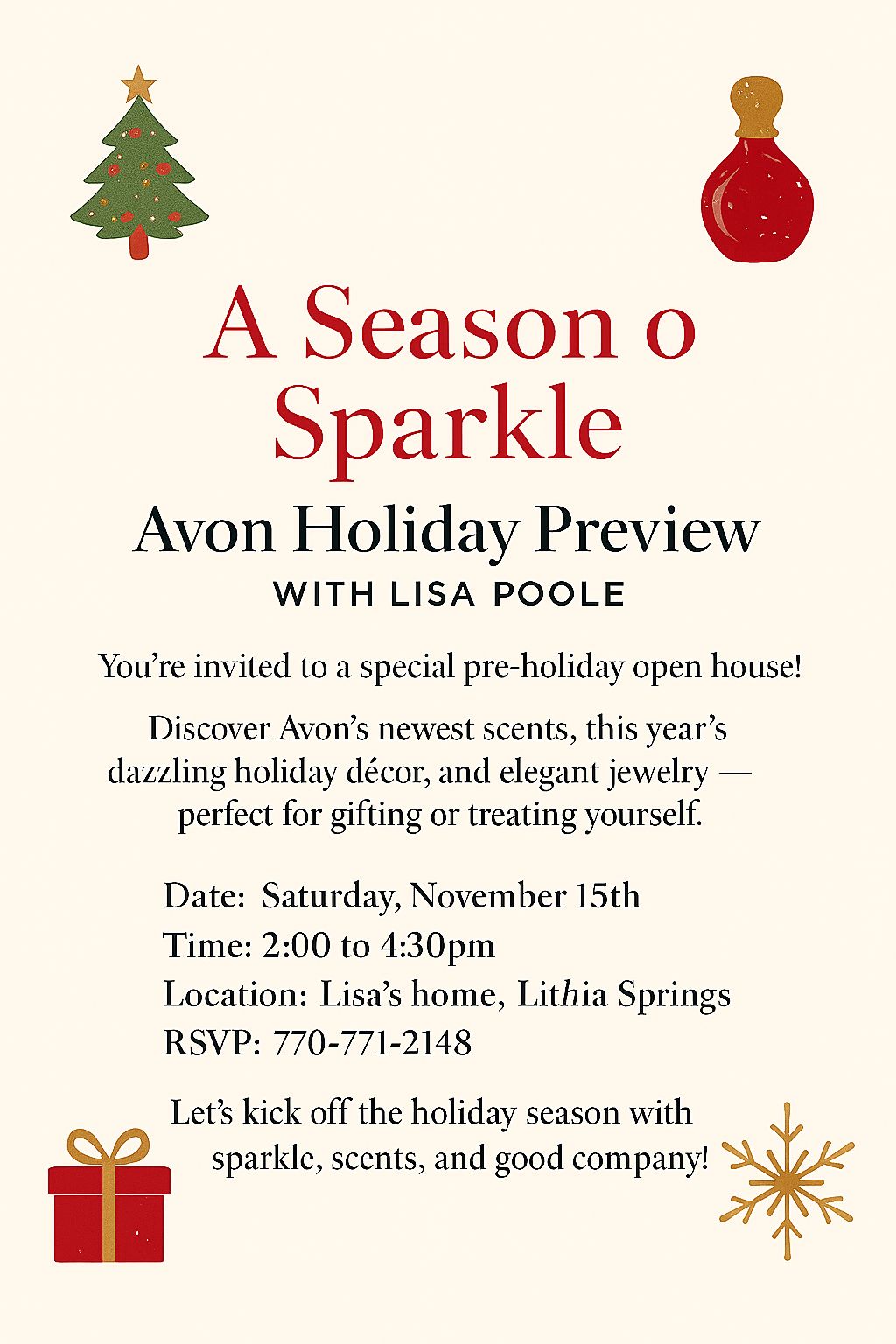 A Season O Sparkle - Avon Holiday Preview