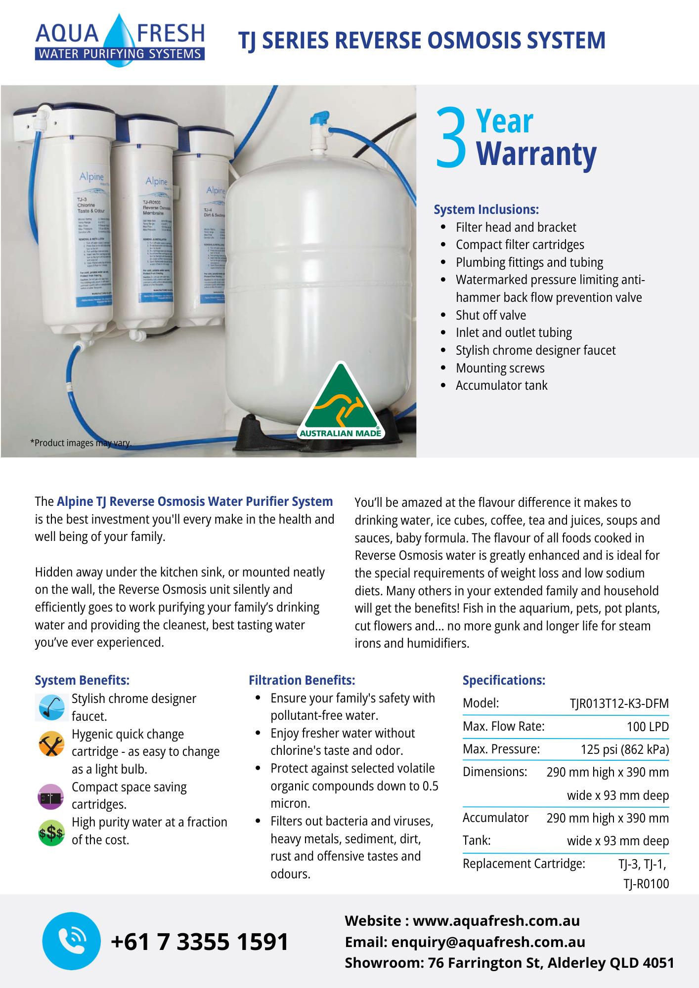Aqua Fresh Water Purifying Systems | Brisbane QLD