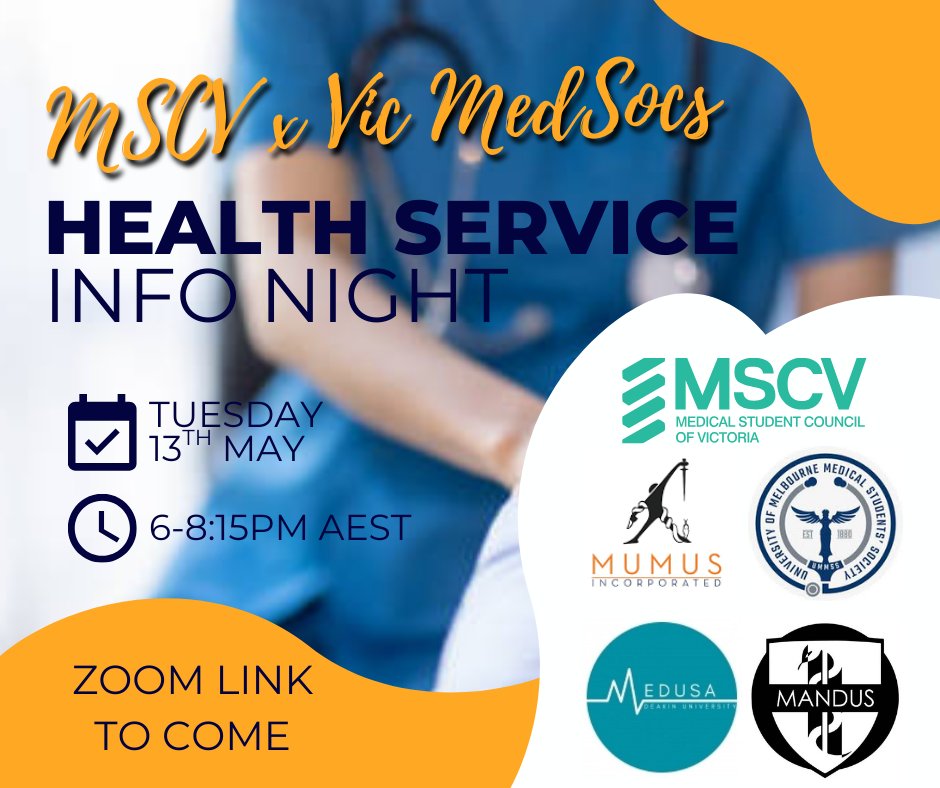 MSCV x Vic MedSocs Health Service Info Night