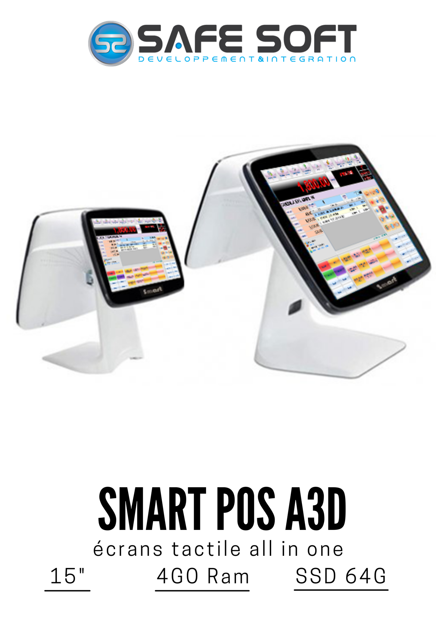 SAFE SOFT - 🔔 SMART POS GAMME 🔔 Pc point de vente all in... | Facebook