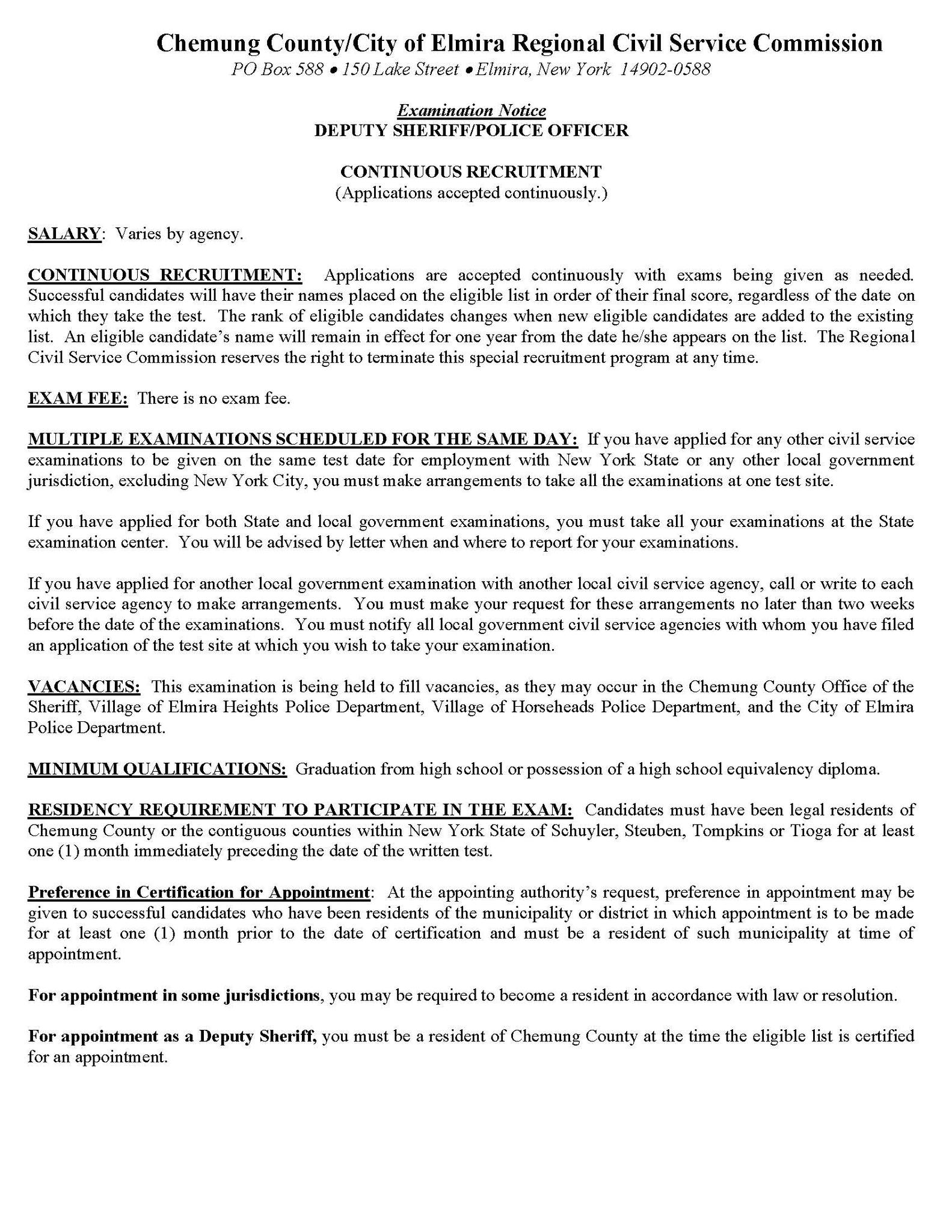 Elmira Police Department added... - Elmira Police Department