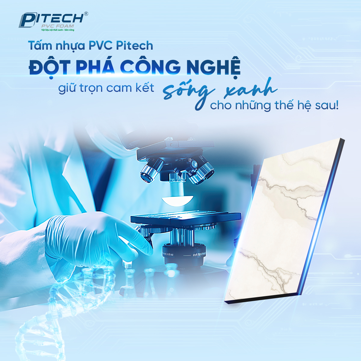 Ván gỗ nhựa Pitech - PVC FOAM
