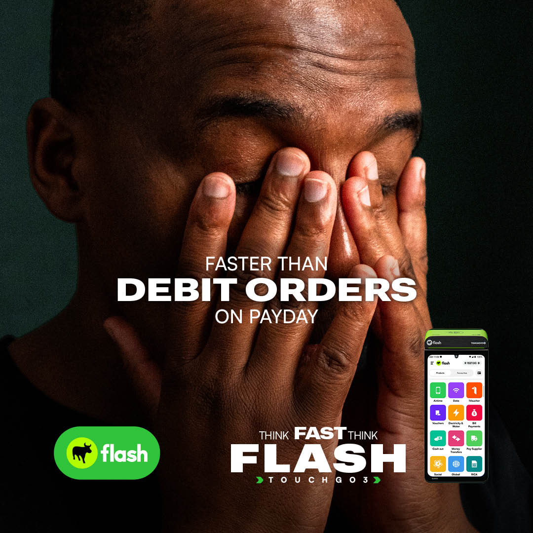 Flash - Debit orders come for your salary fast, but the TouchGo3 is ...