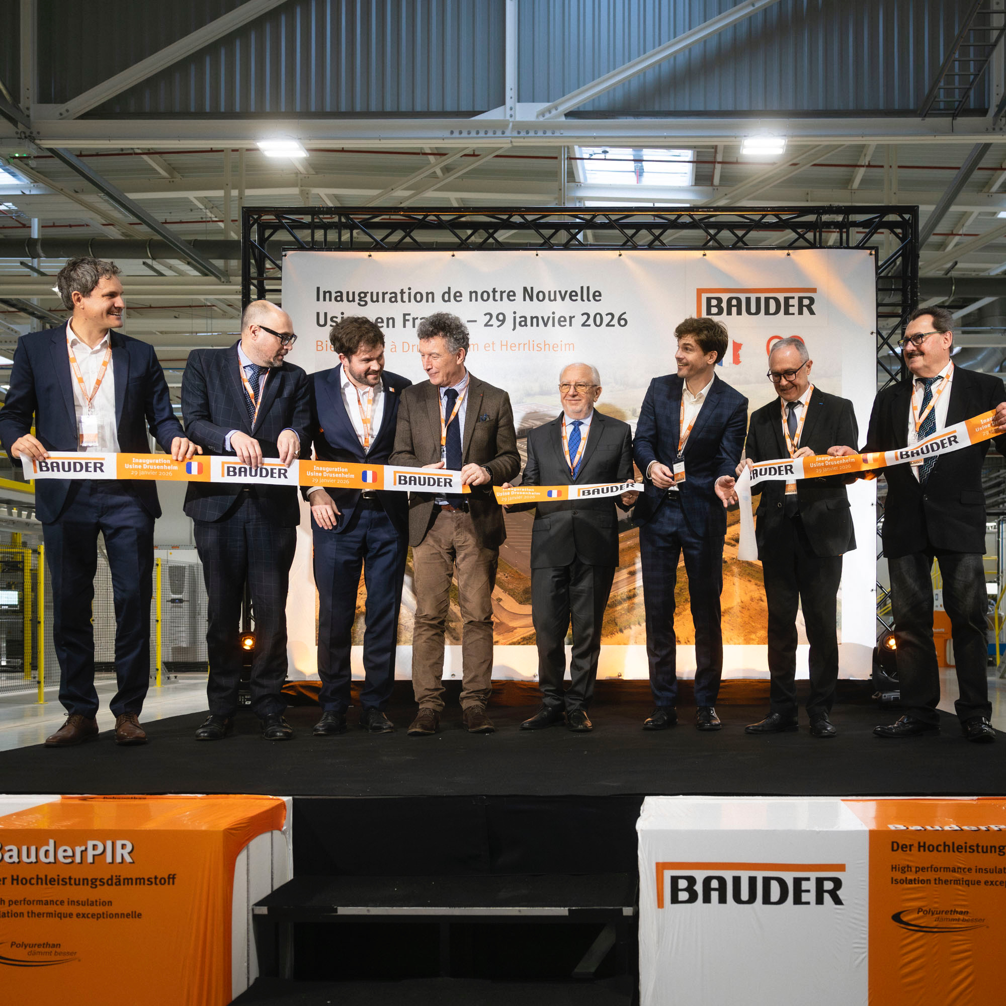 🏭Inauguration de l'usine Bauder Un... - Ville de Drusenheim | Facebook