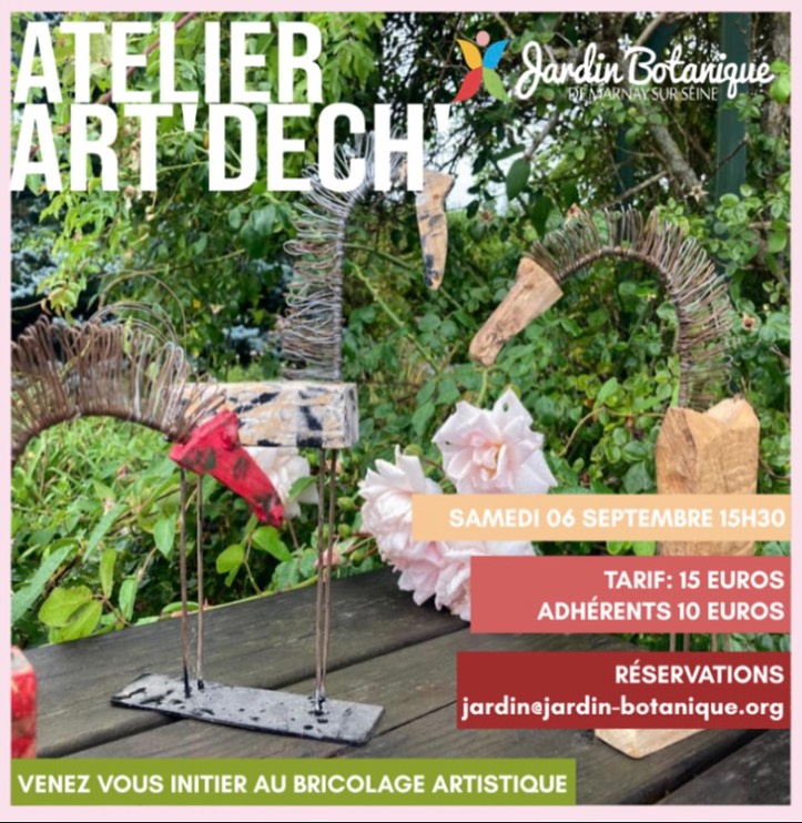 Jardin - Atelier ART’ DECH’ Rendez-vous ce samedi, pour une première ...