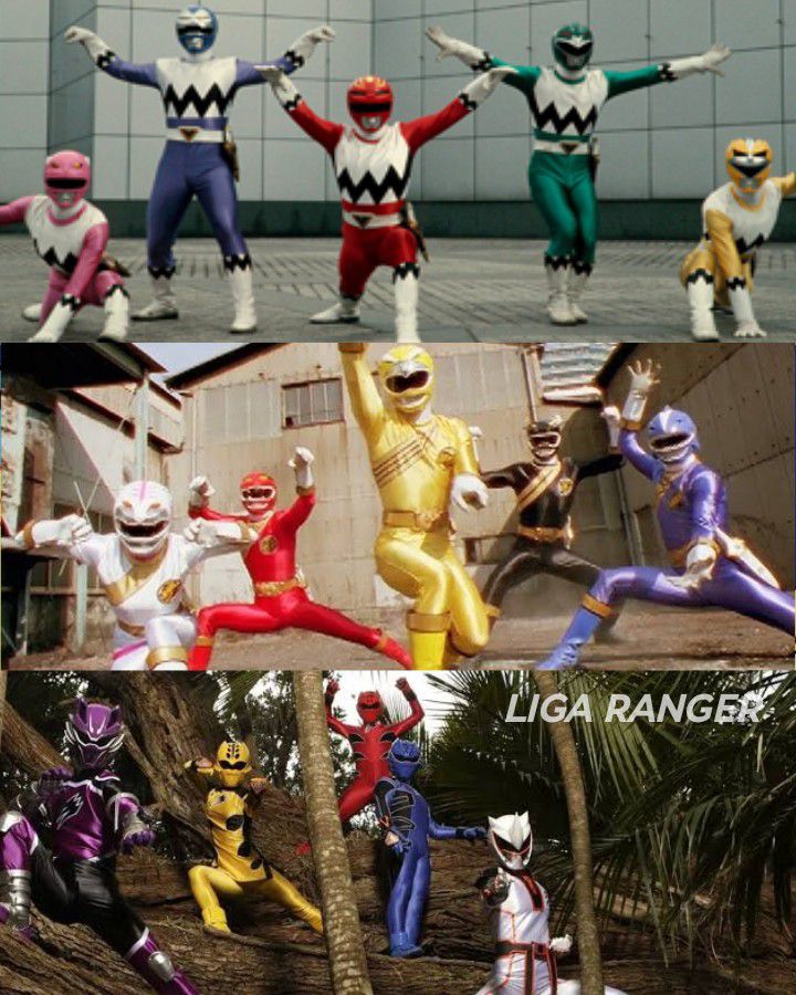 Liga - Teams de Power Rangers con Poderes de Animales Salvajes🦁⚡ Cuál ...