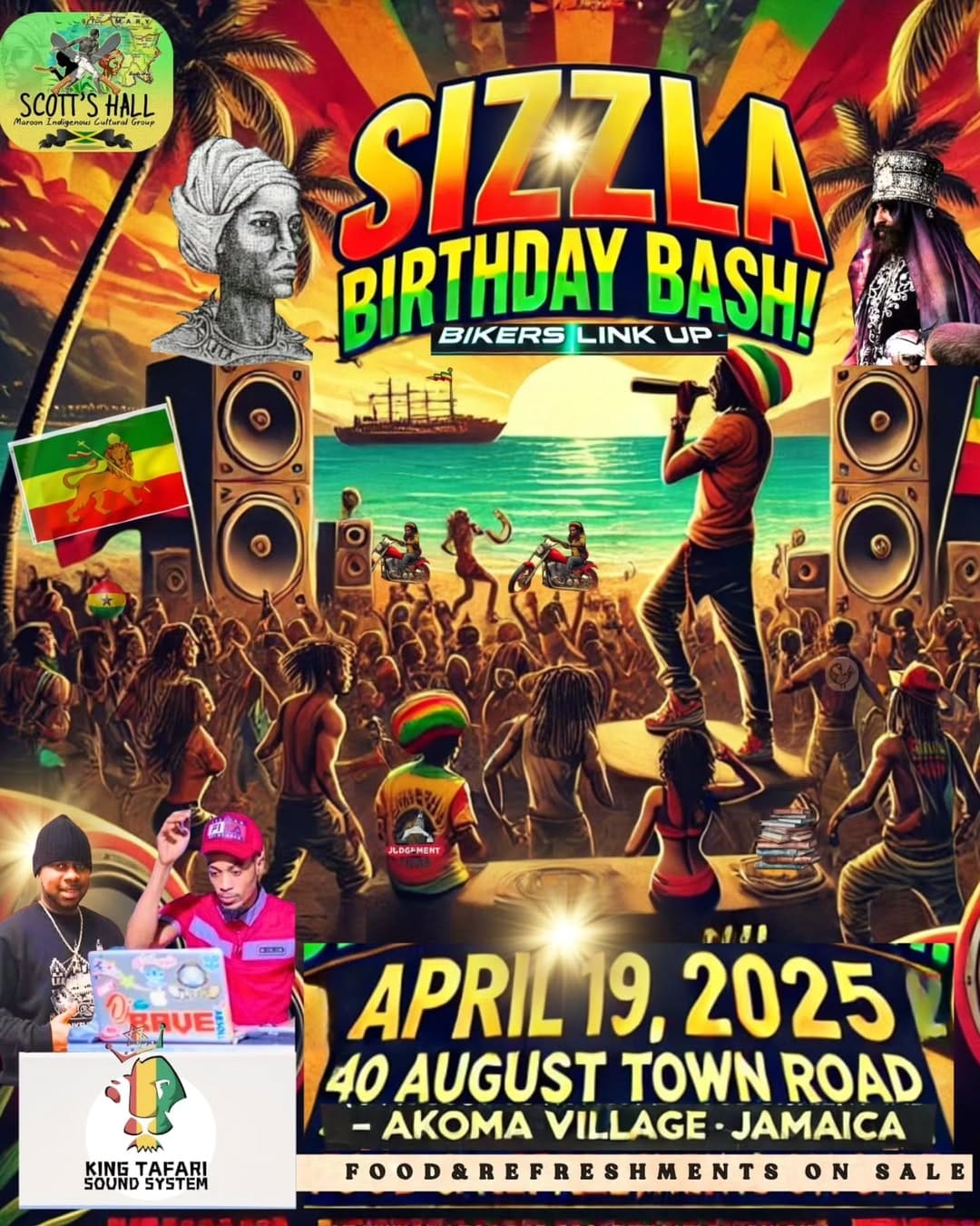 Sizzla - Birthday Bash × Bikers Link Up . April 19,2025 . 40