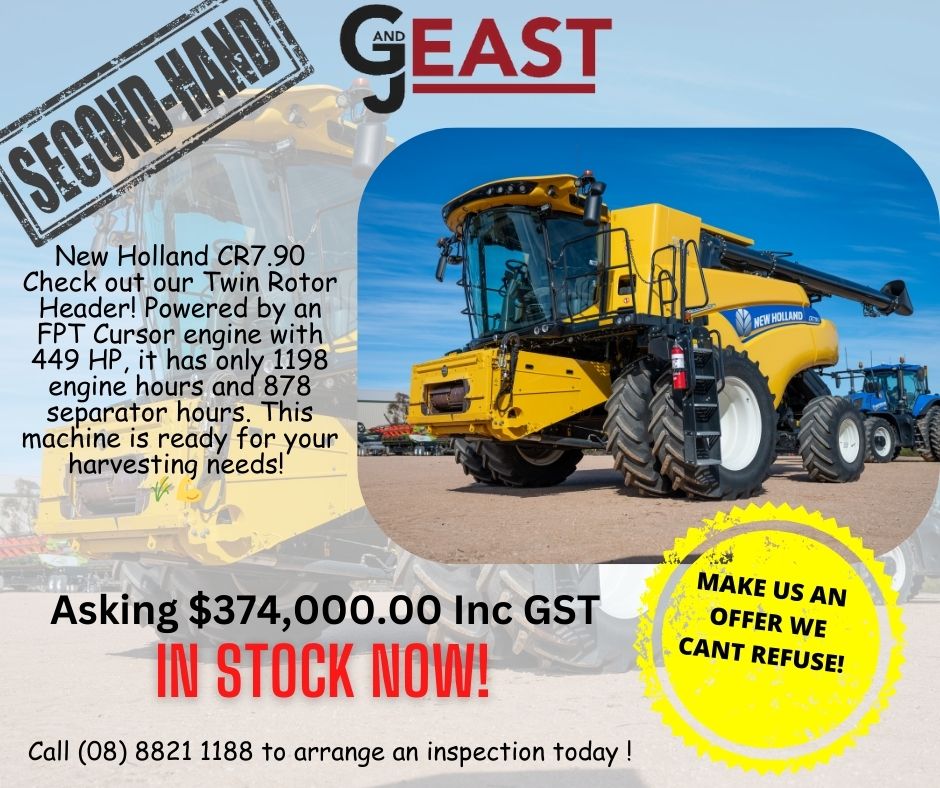 G & - Used machine of the week! 🌾🚜 Check out the New Holland CR7.90 ...