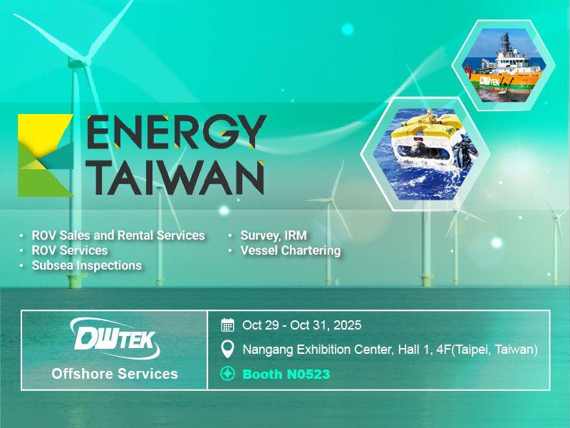 DWTEK - #Exhibiton #ROV #offshore 【🚀 DWTEK is heading to Energy Taiwan ...