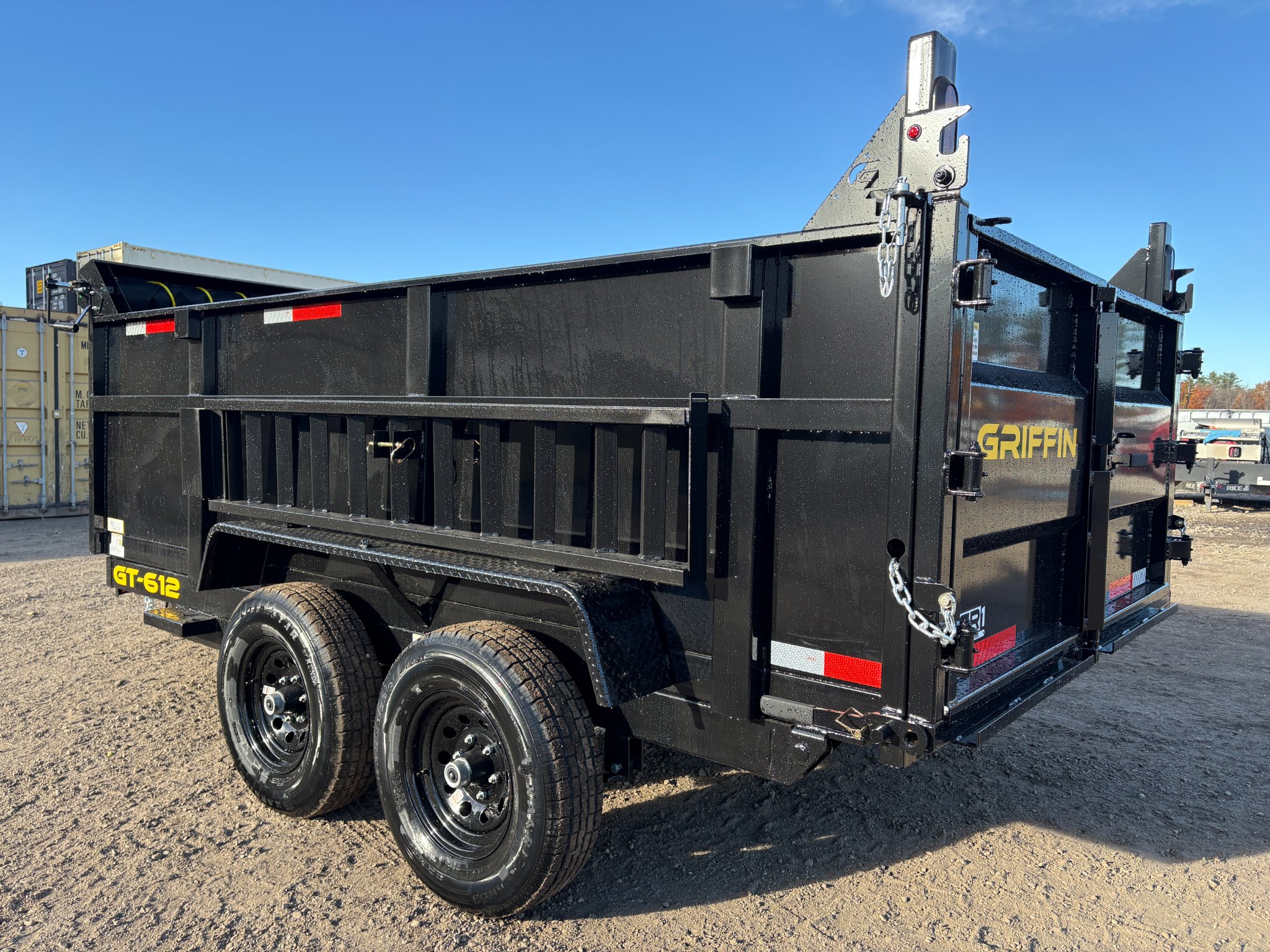 2026 Griffin Trailers 6x12 10k powder coated dump w/36” high sides ...