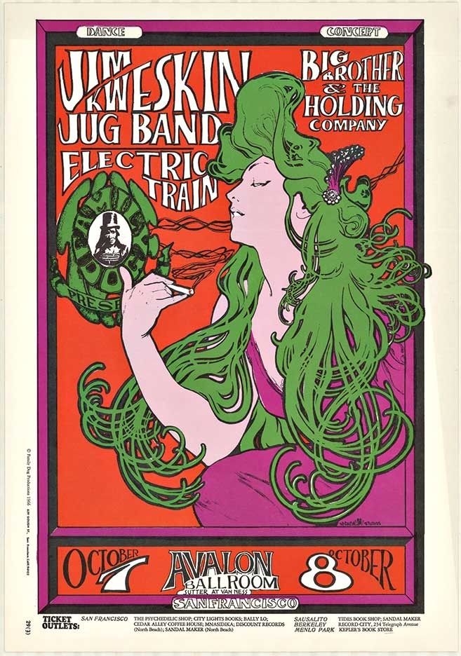 Stanley Mouse & Alton Kelley, Jim Kweskin Jug Band, Big Brother