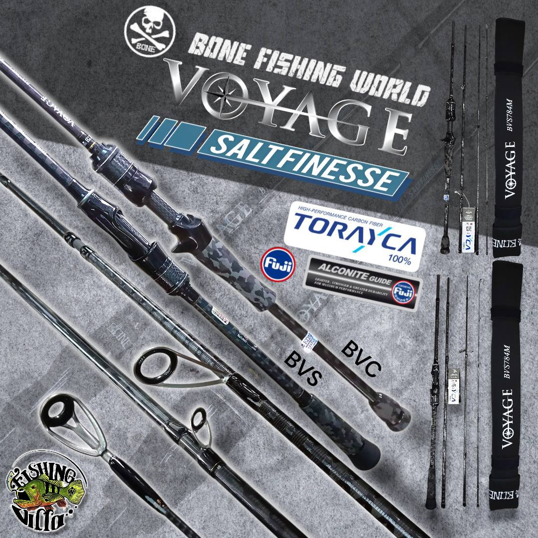 Bone Fishing World VOYAGE Salt Finesse 4pc Travel Rod Price