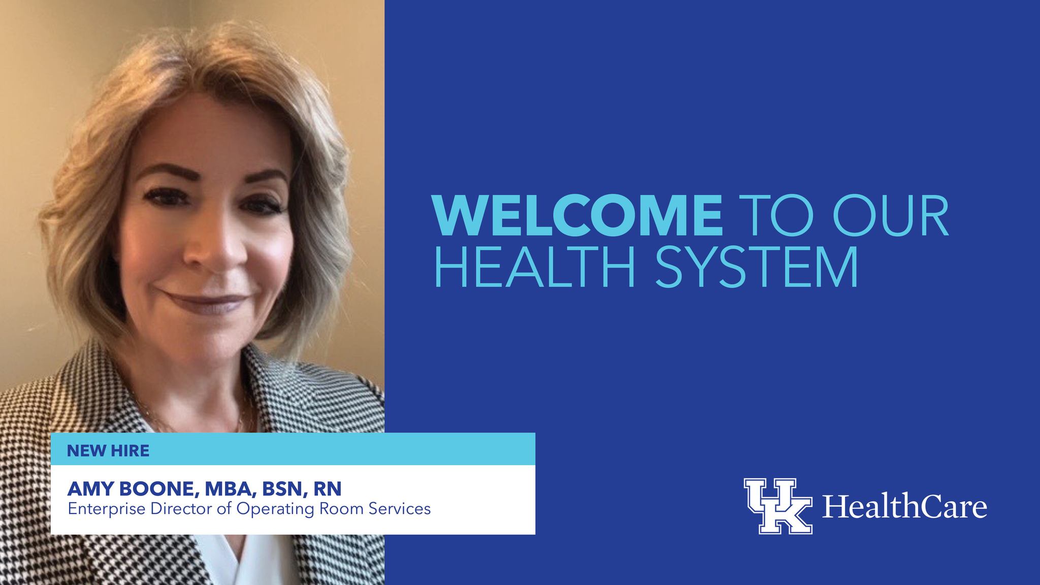 Amy Boone, MBA, BSN, RN, is... - UK HealthCare Nurses | Facebook