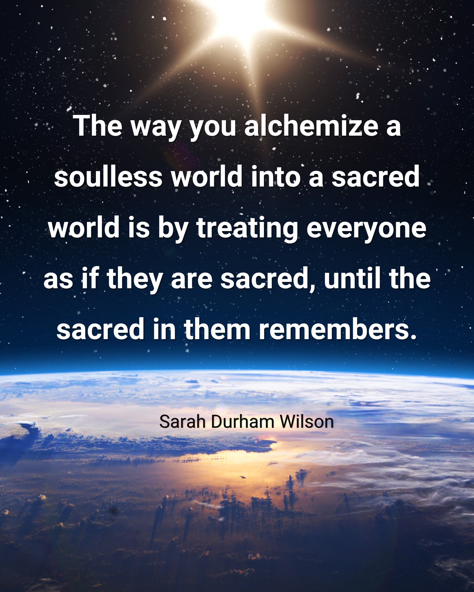 The world becomes sacred when... - Unity North Atlanta Church | Facebook