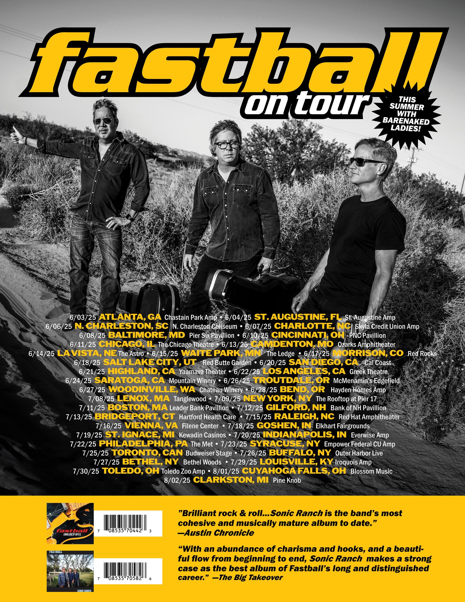 Sunset - FASTBALL Back On The Road This Week! The latest LP/CD - SONIC ...