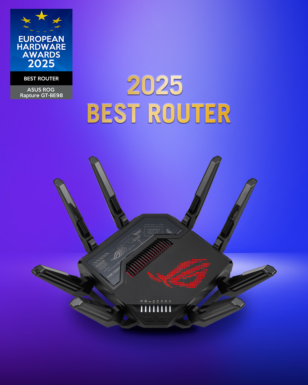 ASUS - 🏆The #ROG Rapture GT-BE98 just claimed Best Router at the ...