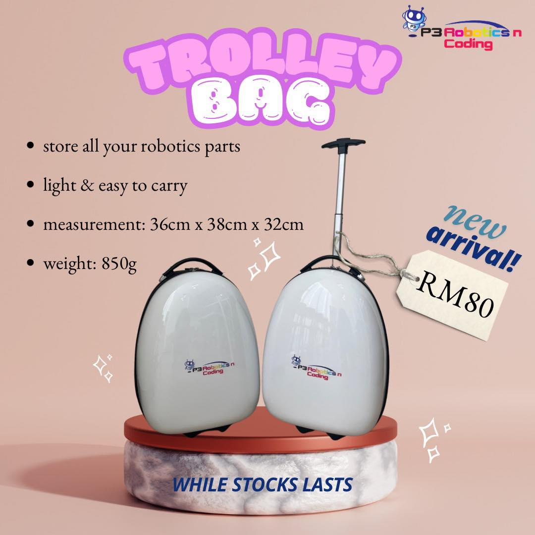 P3 - 🚀 New Arrival! 🚀 Introducing the ROBOKIDS Trolley Bag – the ...