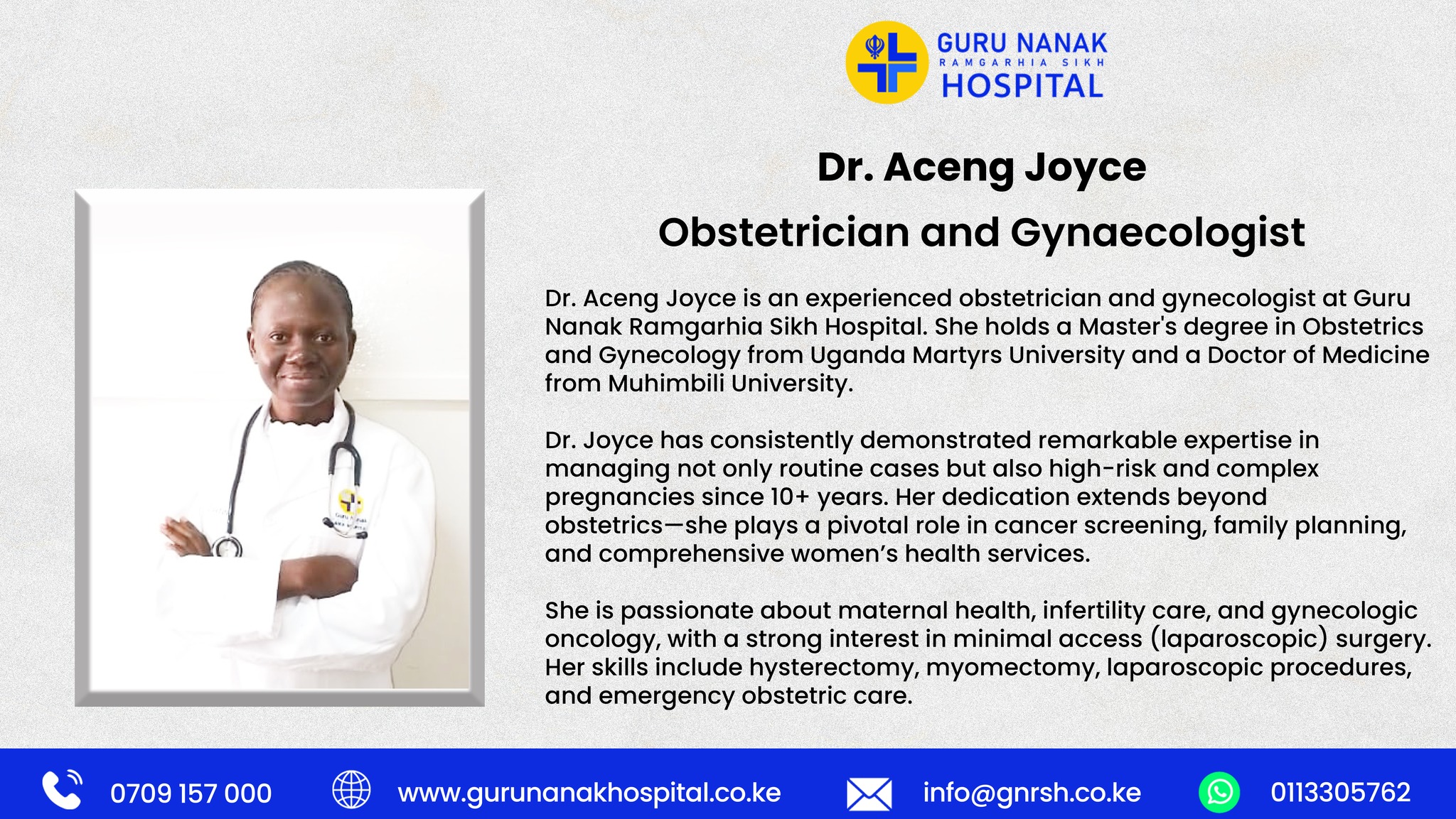 Guru - Meet Dr. Aceng Joyce – Your Partner in Women's Health! With over ...