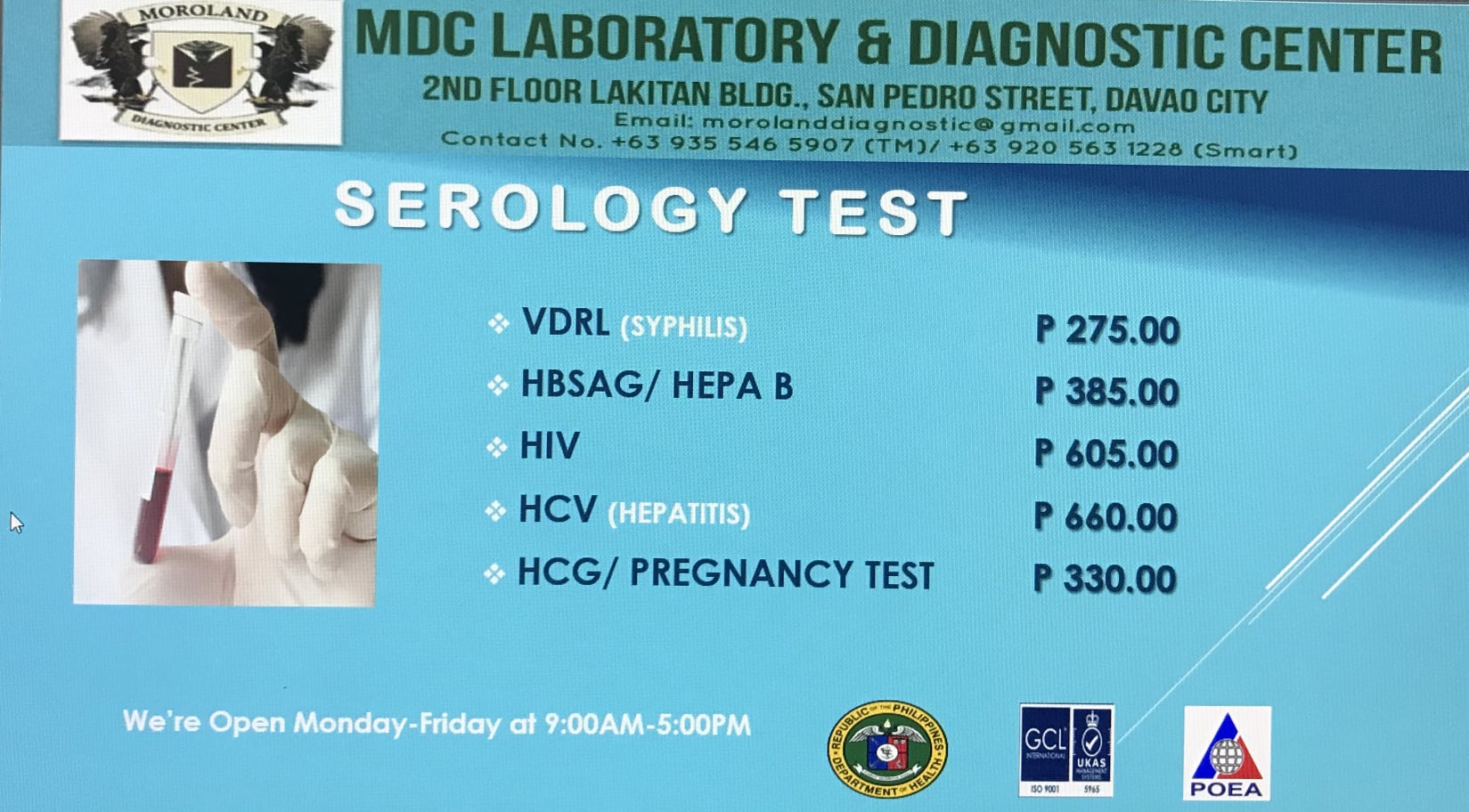 MDC Laboratory & Diagnostic Center | Davao City