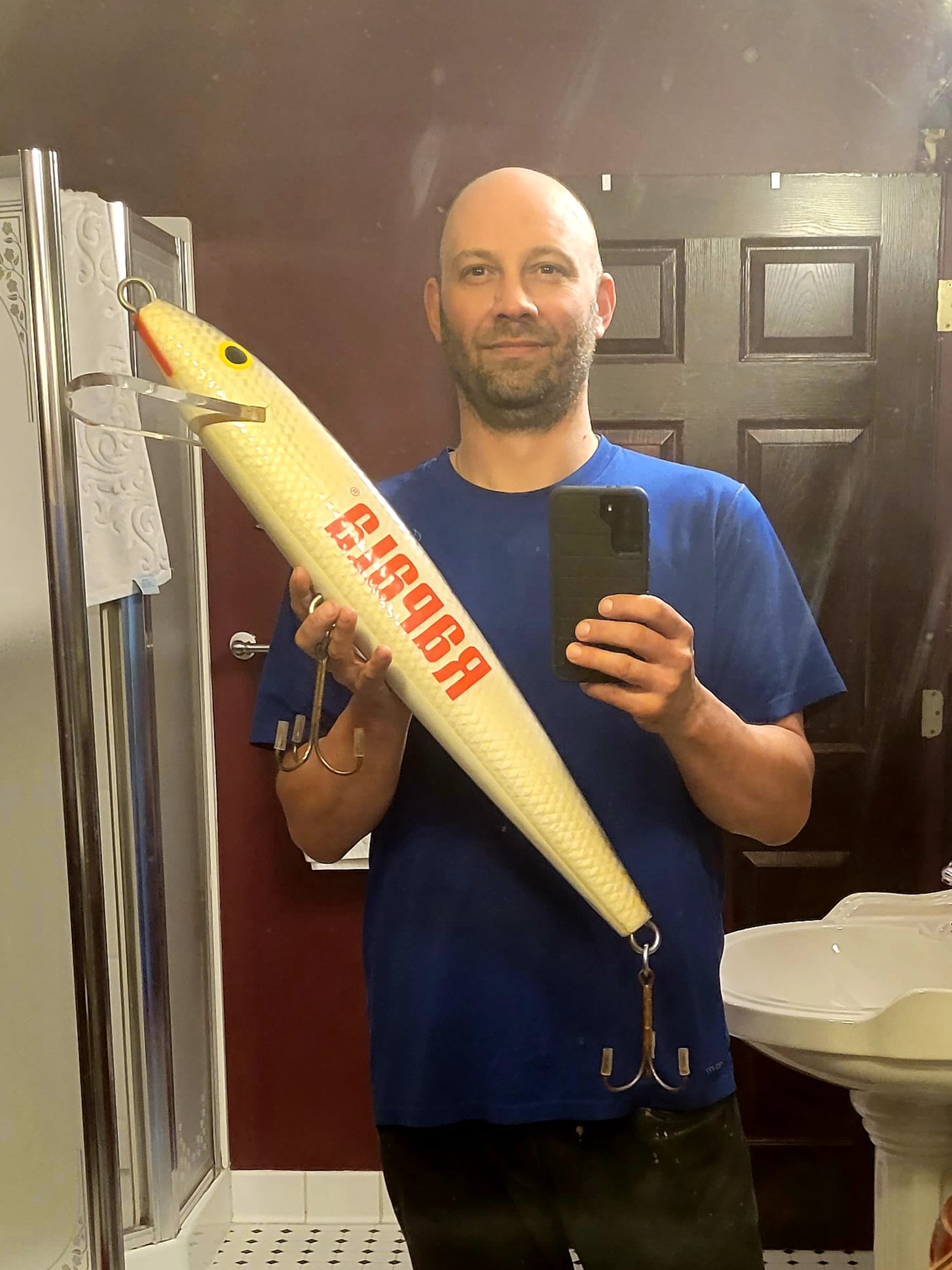 Rapala collector scores rare 80s store display