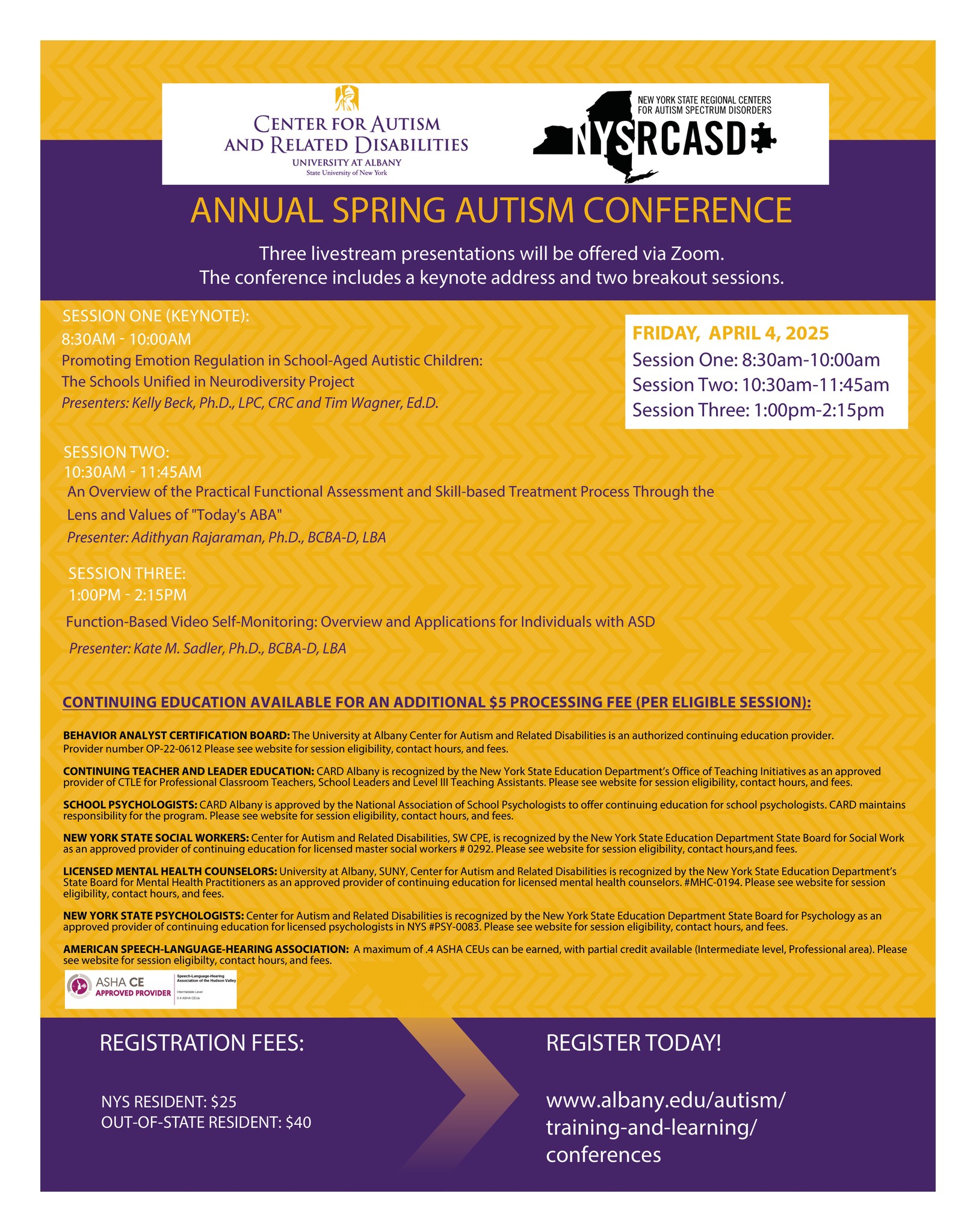 UAlbany's Center for Autism and Related Disabilities (CARD Albany ...