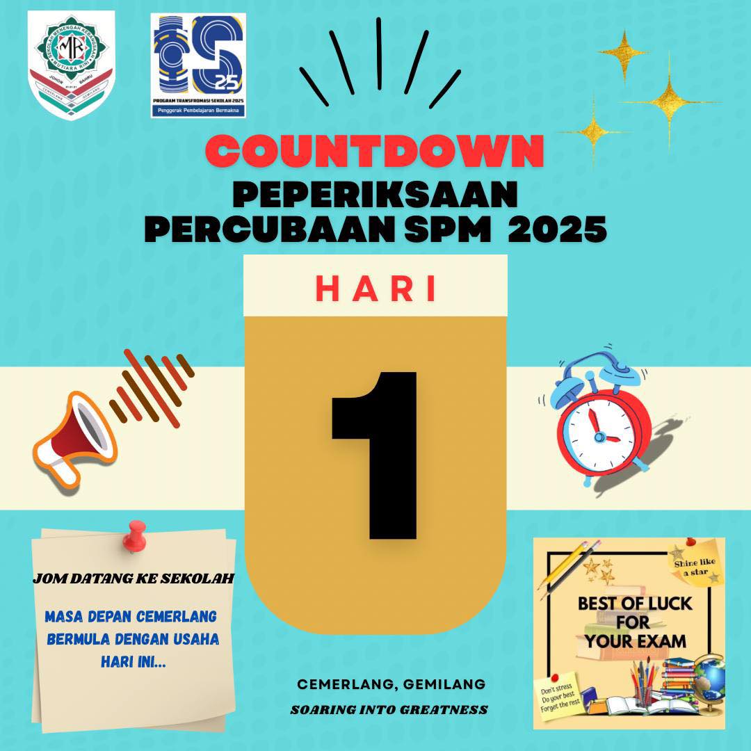 📢 Perhatian semua murid Tingkatan 5... - SMK Mutiara Rini | Facebook