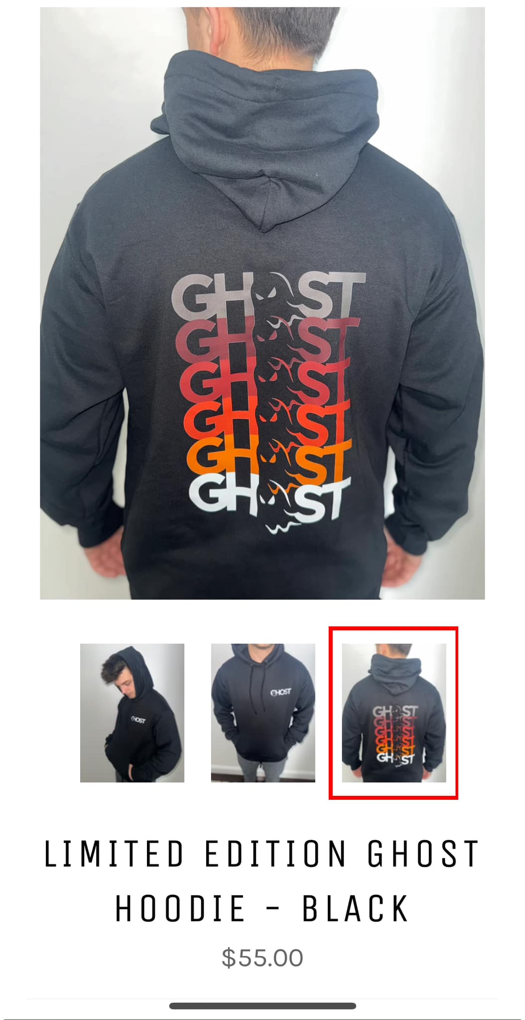 New Ghost Edition hoodies available
