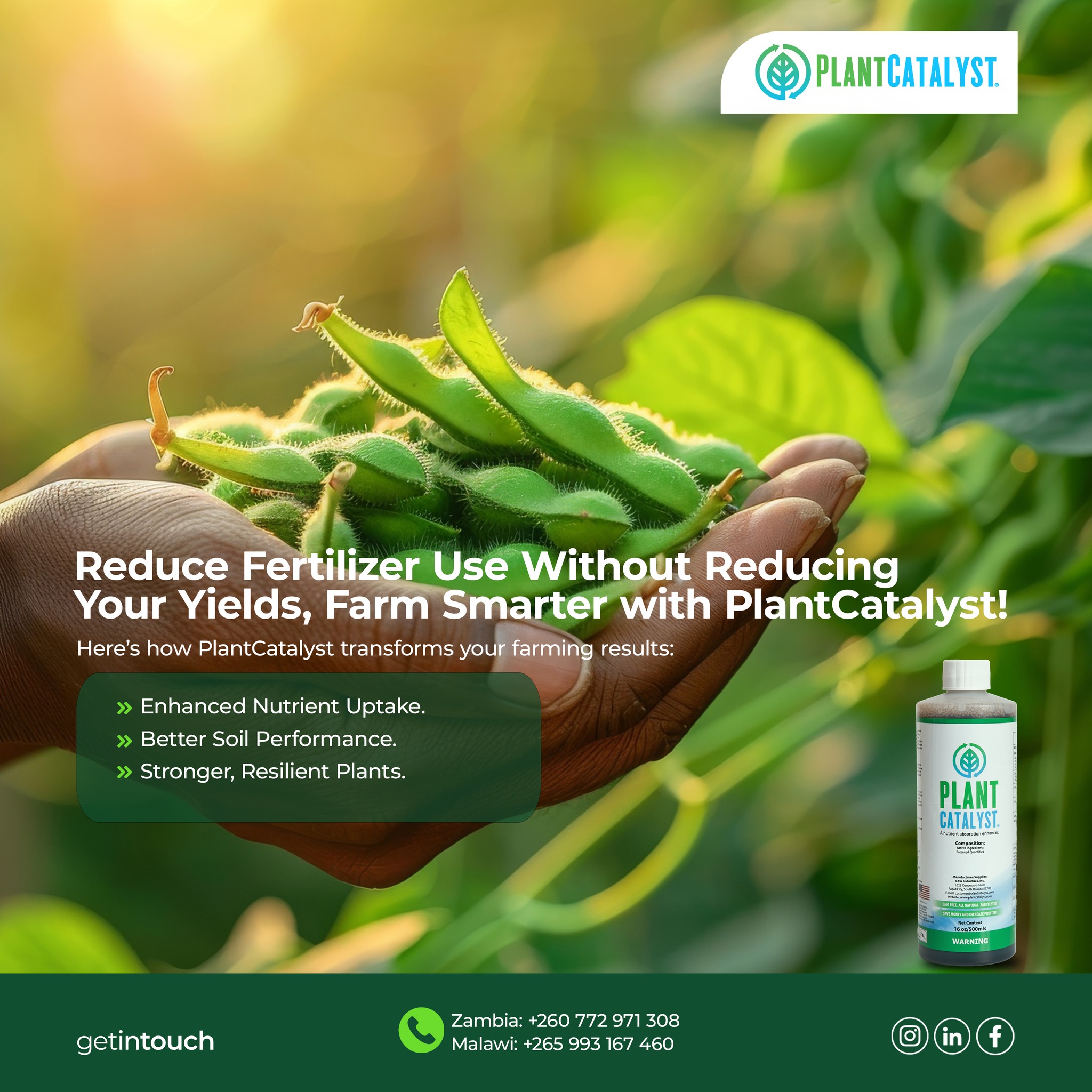 💡 Reduce Fertilizer Use Without... - PlantCatalyst Africa | Facebook
