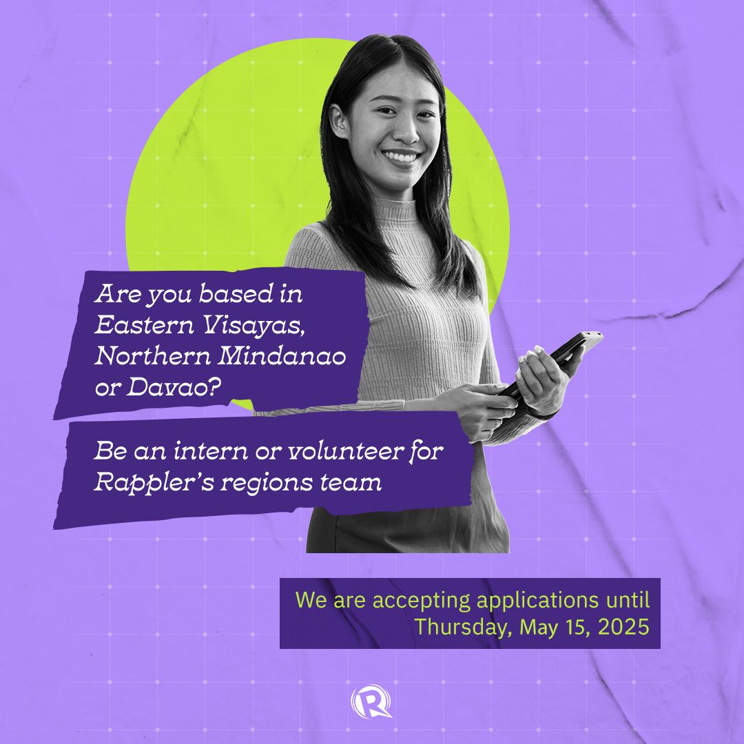 Rappler - Are you a student based in Eastern Visayas, Northern Mindanao ...