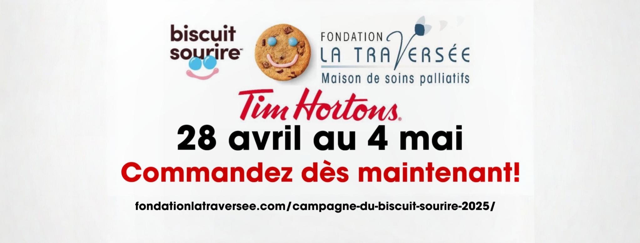 Campagne du Biscuit Sourire au profit de La Fondation La Traversée