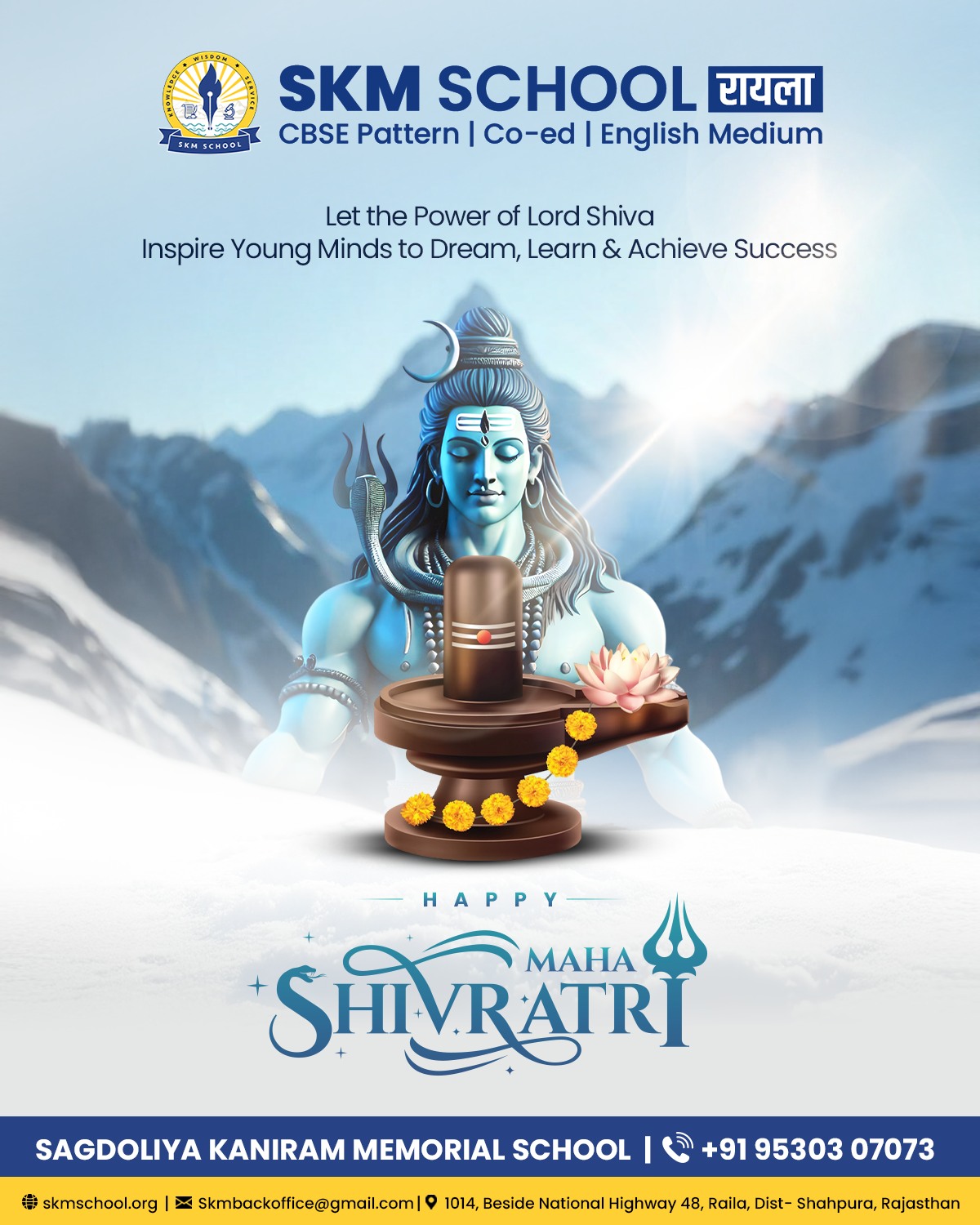 SKM - On this auspicious night of Maha Shivratri, may Lord Shiva bless ...
