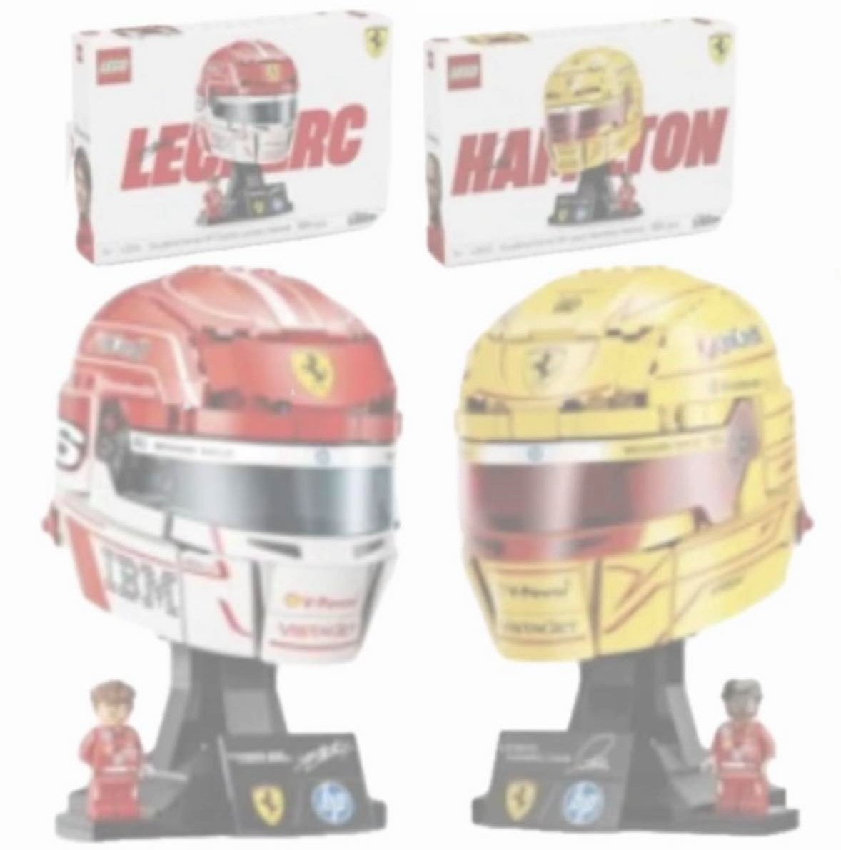 Laughing - [News] Lego F1 racers helmets. It seems Lego is going to ...