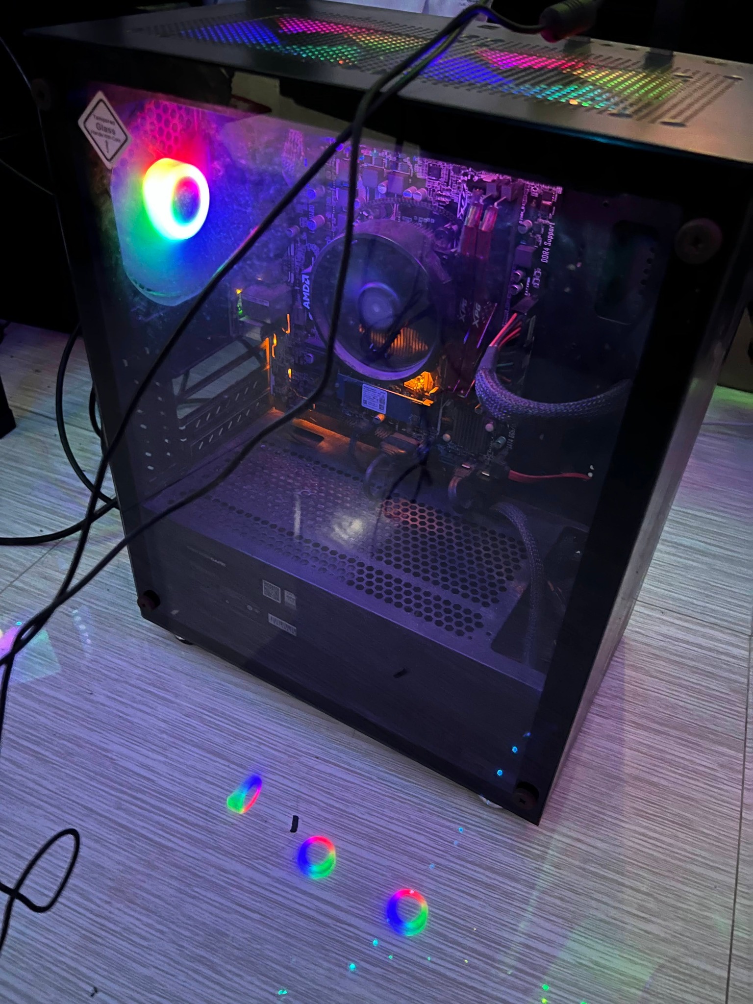 Custom Gaming Desktop PC - Ryzen 3 3200G, 16GB RAM, 256 GB NVMe SSD ...