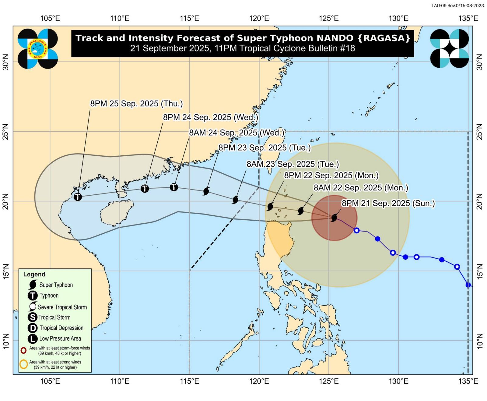 Philippine - Super Typhoon #NandoPH (international name Ragasa) further ...