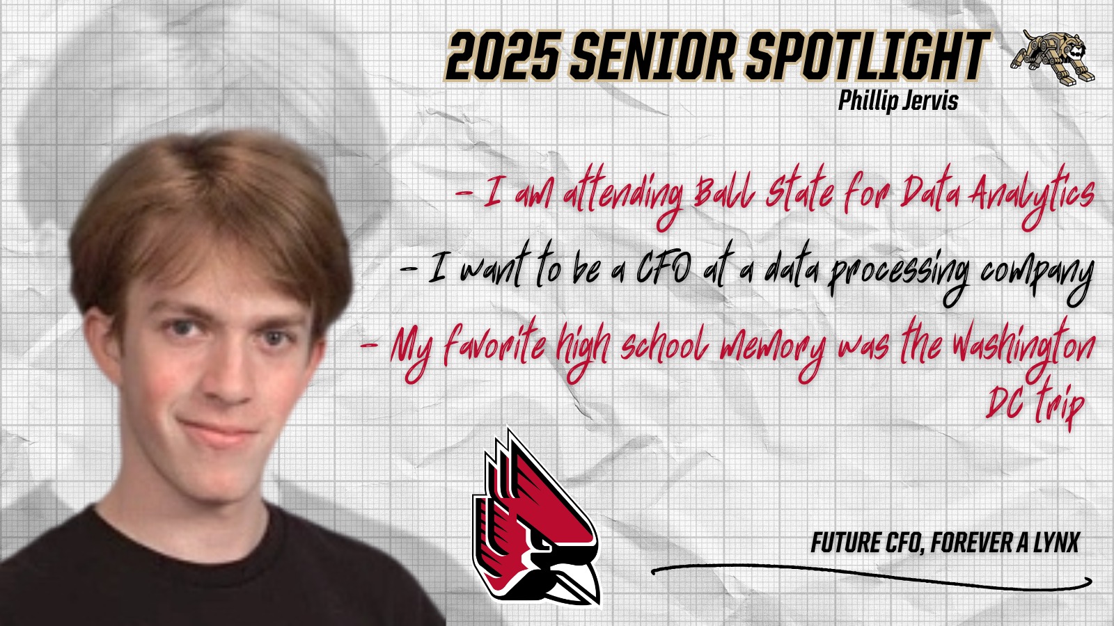 🌟 Senior Spotlight: Phil Jervis 🌟 Phil is crunching the numbers on his ...