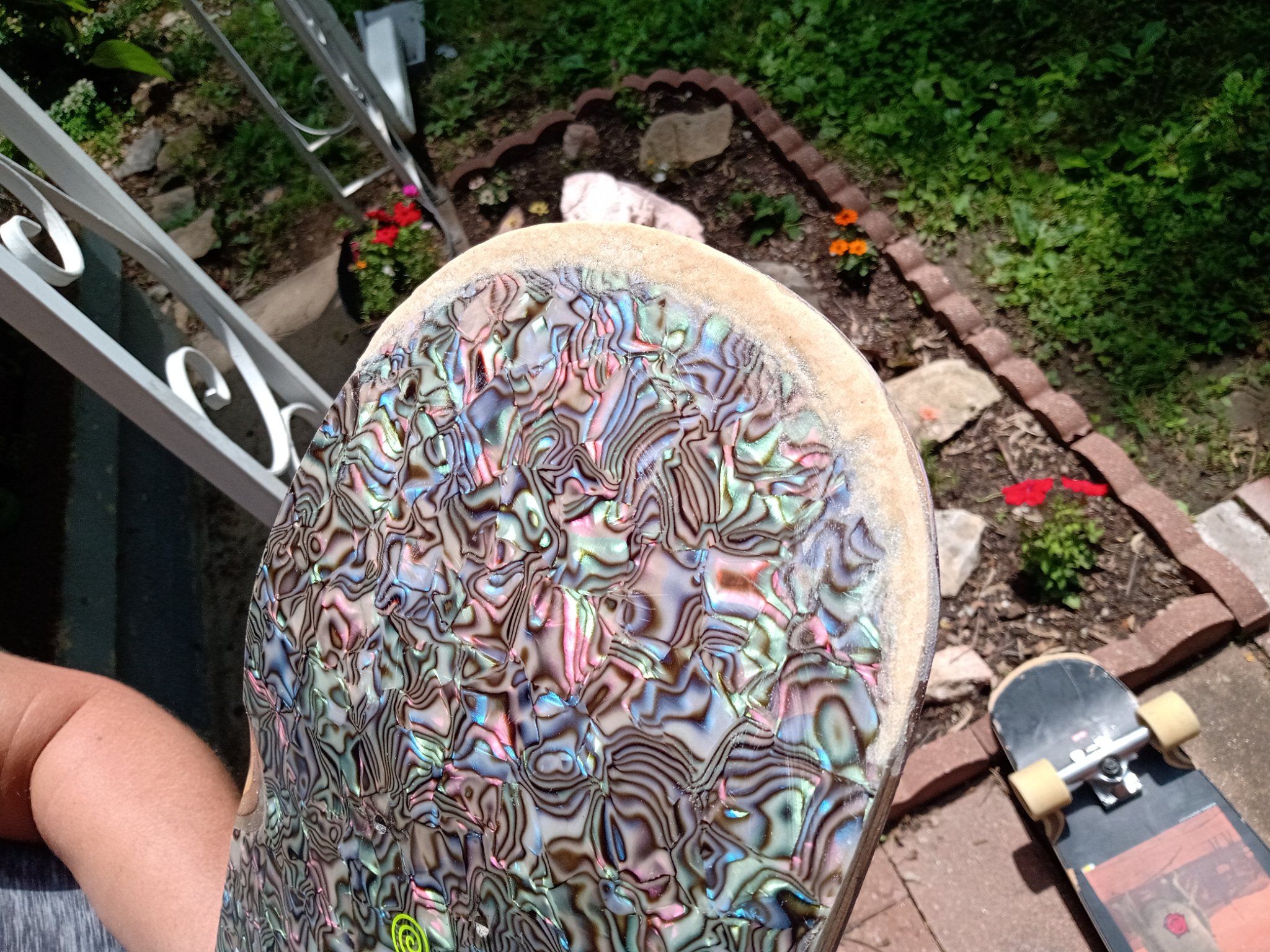 1986 Zorlac John Gibson skateboard restoration with homemade tail