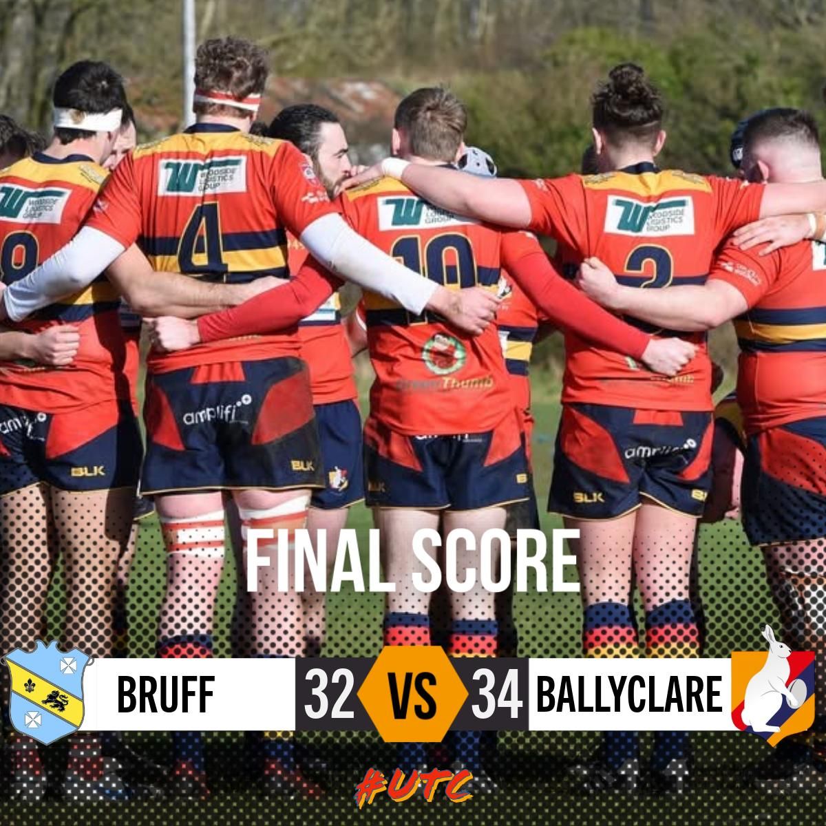 A bonus point win in Bruff. #UTC - Ballyclare Rugby Club | Facebook