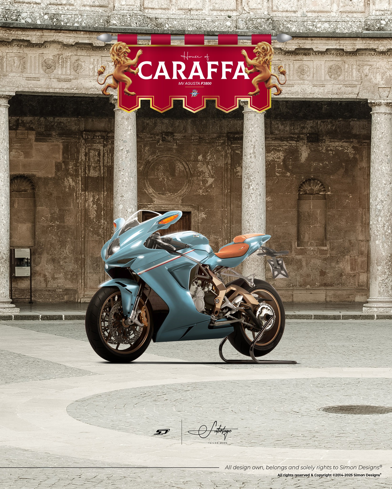 Simon Designs ® - Introducing the House of Caraffa livery... | Facebook
