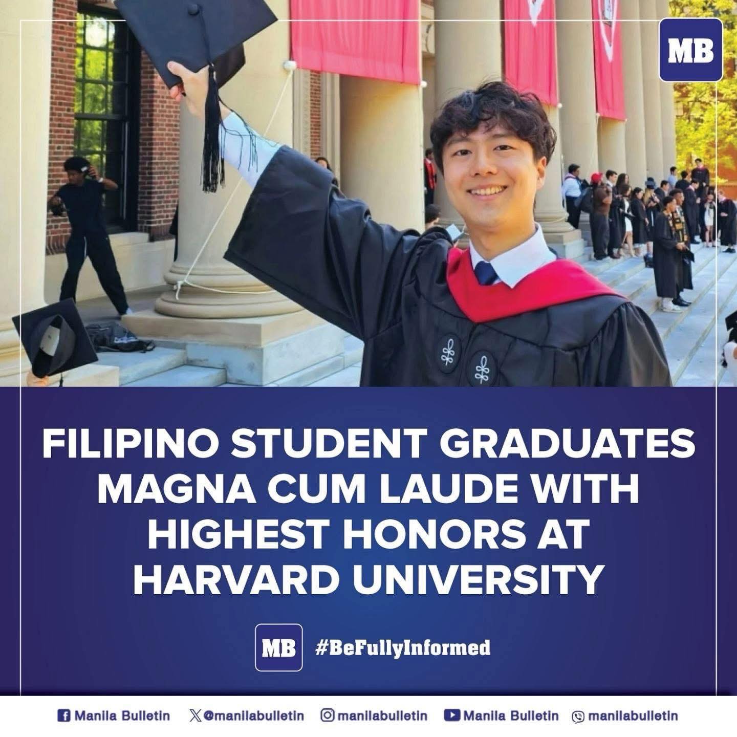 Celebre - Congratulations! A Filipino student graduated magna cum laude ...