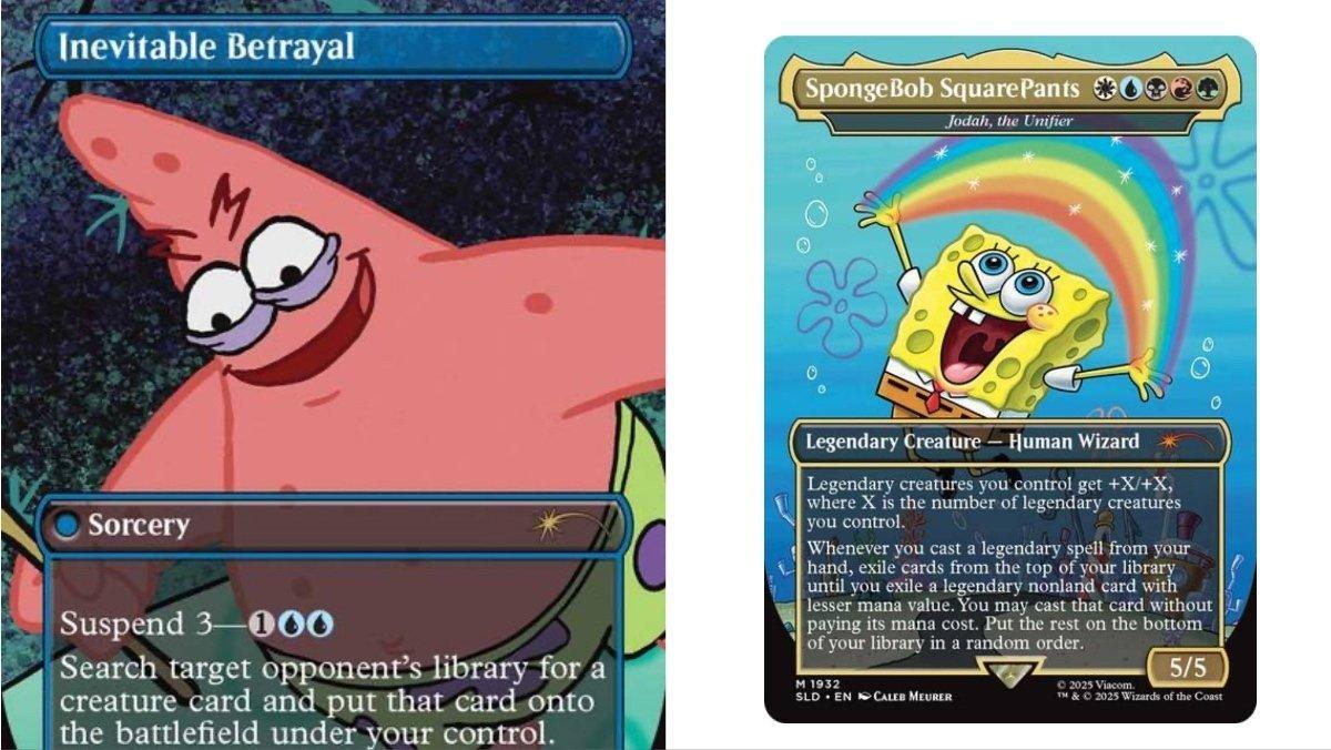 spongebob mtg card prices Magic the Gathering Secret Lair Lands Under the Sea Rainbow Foil If the player doesnt Magic The Gathering Secret Lair