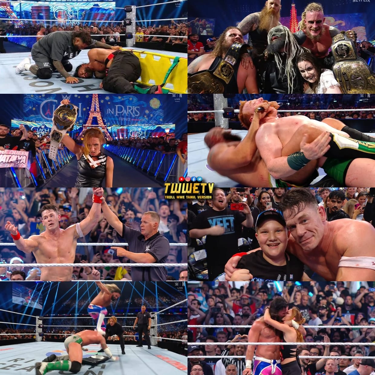 Troll - WWE Clash in Paris 2025 – Results 1. Roman Reigns vs. “Big ...