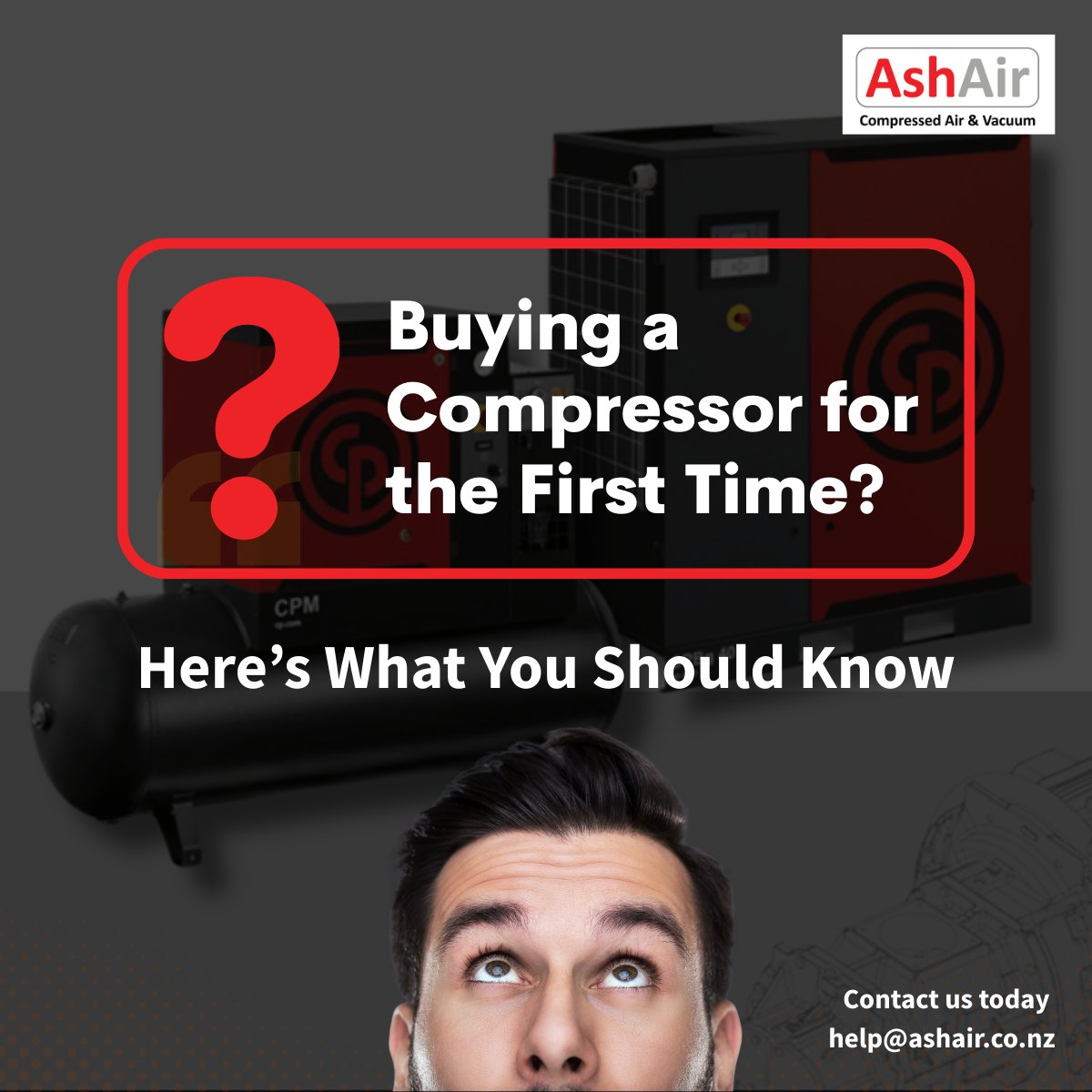 Ash Air - 🛠️ First time buying an air compressor?... | Facebook
