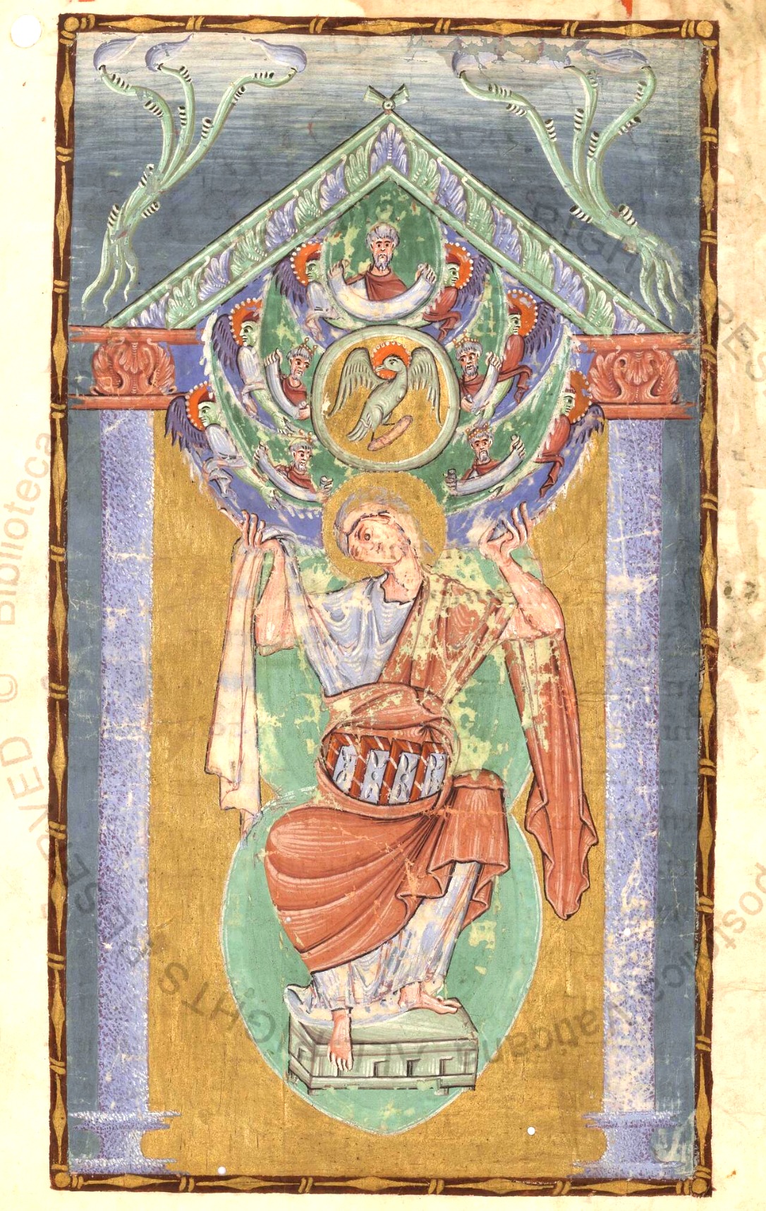 Medieval - *** 950-1050 Germany, BAV Barb.lat.711 *** A rare example of ...