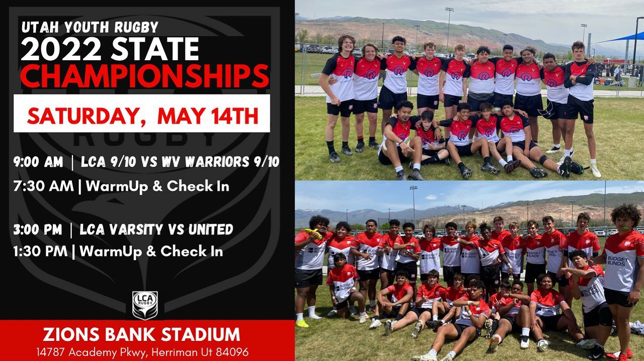 LCA RUGBY CLUB - LETS GO! State finals this weekend 9/10s... | Facebook