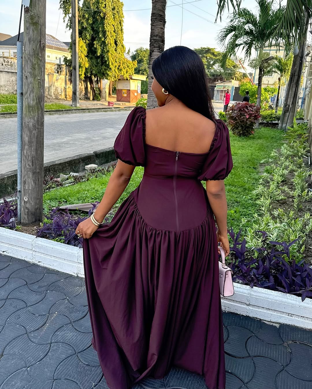 long floral dress formal Milla Women's Hydrangea Tender Maxi Tie-Strap 25.07COLL Core Colors:Coconut Milk Bloom Flare Dresses for Women This stunning Andrea