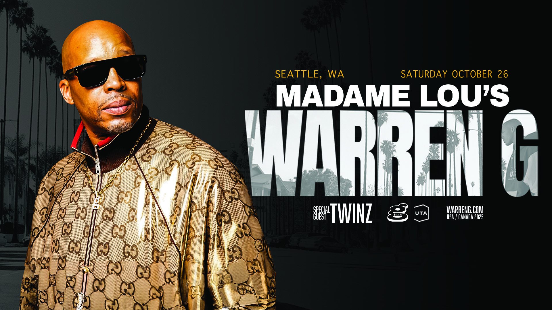LIVE ON TOUR – WARREN G w/ TWINZ & GRYNCH