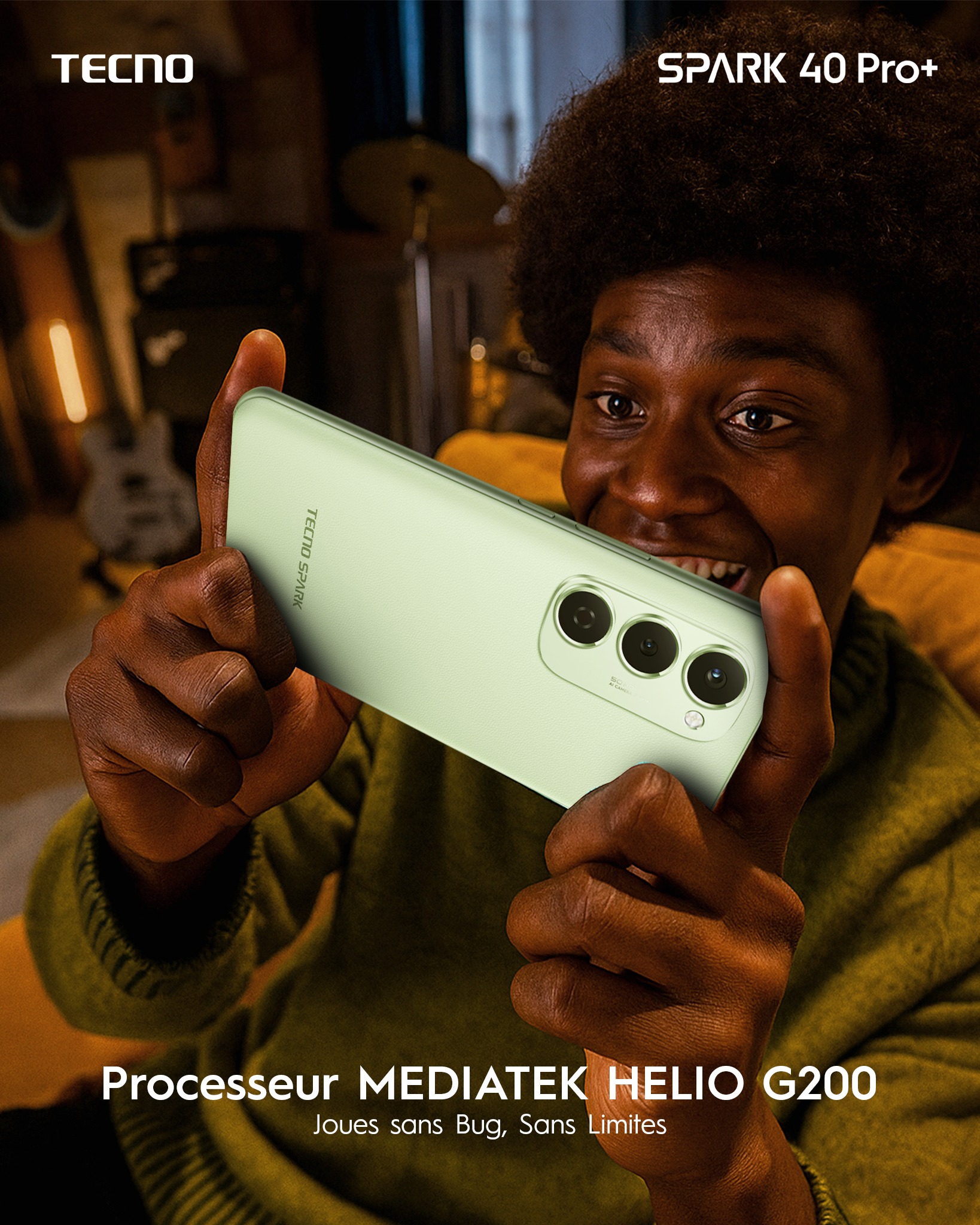 TECNO - 🕹️ Amuse-toi sur le SPARK 40 Pro + et son Helio G200 qui gère ...